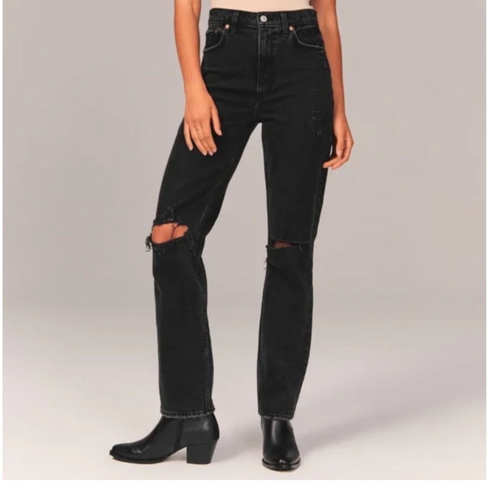 Abercrombie 90’s straight ultra high sz31 long